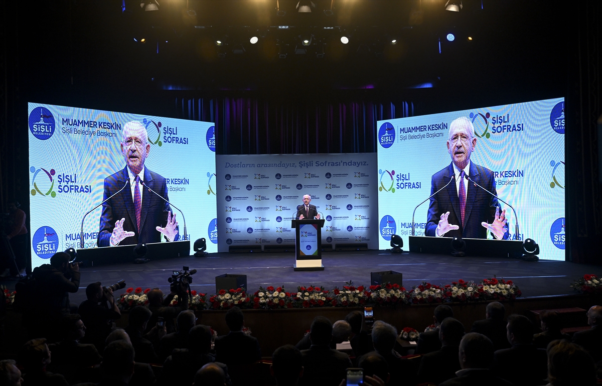 CHP Genel Başkanı Kılıçdaroğlu “Şişli Sofrası” tanıtım toplantısında konuştu: