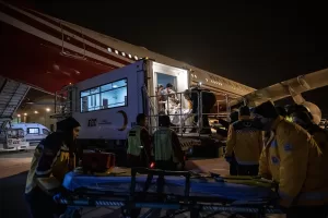 ANKARA (AA) – Cumhurbaşkanlığına ait özel uçak "TUR", Kahramanmaraş merkezli