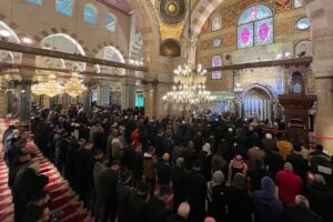 KUDÜS (AA) – Kahramanmaraş merkezli depremlerde hayatını kaybedenler için işgal