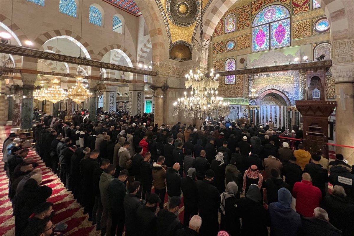 KUDÜS (AA) – Kahramanmaraş merkezli depremlerde hayatını kaybedenler için işgal