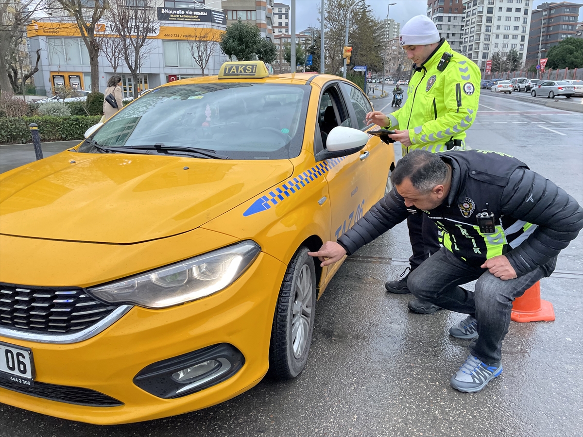 İstanbul'da kış lastiği denetimi yapıldı