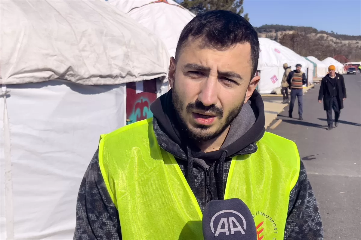 Kahramanmaraş'ta kurulan Dayanışma Obası depremzedeleri ağırlamaya başlıyor