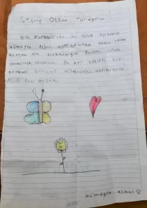 KARABÜK (AA) – Karabük'te ilkokul ikinci sınıf öğrencisi Hümeyra Albas,