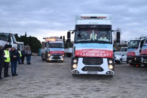 MANİSA (AA) – Manisa'dan, Kahramanmaraş merkezli depremlerden etkilenen bölgelere 96