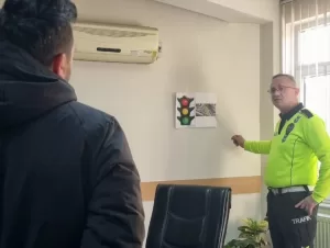 SAMSUN (AA) – Samsun'un Bafra ilçesinde kırmızı ışık ihlali yapan