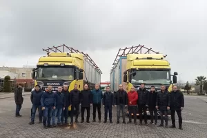 SAMSUN (AA) – Samsun'un Terme ilçesinde bulunan 46 prefabrik konteyner,