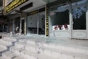 ŞANLIURFA (AA) – Şanlıurfa'da bir binada doğal gaz nedeniyle meydana