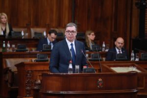 BELGRAD (AA) – Sırbistan Cumhurbaşkanı Aleksandar Vucic, Fransız-Alman Planı'nda, Kosova'nın