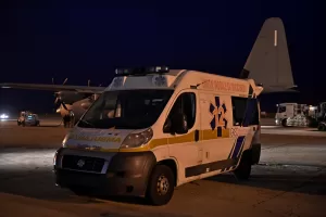 BEYRUT (AA) – İtalya'dan havalanan, 4 ambulans ve 14 doktorun