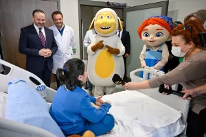 ANKARA (AA) – TRT Çocuk'un sevilen kahramanlarının maskotları, Ankara Etlik