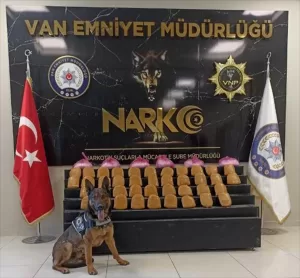 VAN (AA) – Van'da 61 kilo 30 gram uyuşturucu ele