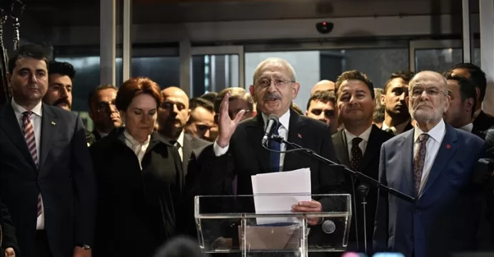 Millet İttifakı’nın cumhurbaşkanı adayı açıklandı: Kemal Kılıçdaroğlu
