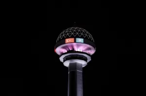 ANKARA (AA) – Başkentin simgelerinden Atakule'de, Türk Devletleri Teşkilatı (TDT)