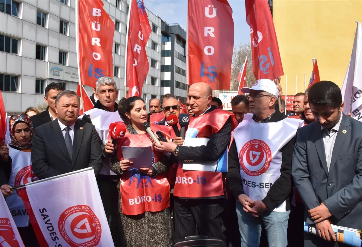 ANKARA (AA) – Birleşik Kamu-İş Konfederasyonuna bağlı Büro-İş Sendikası Genel