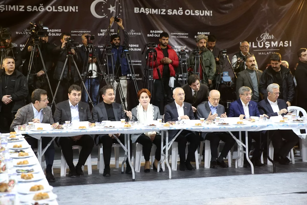 CHP Genel Başkanı Kılıçdaroğlu, Malatya'da depremzedelerle iftar programında konuştu: