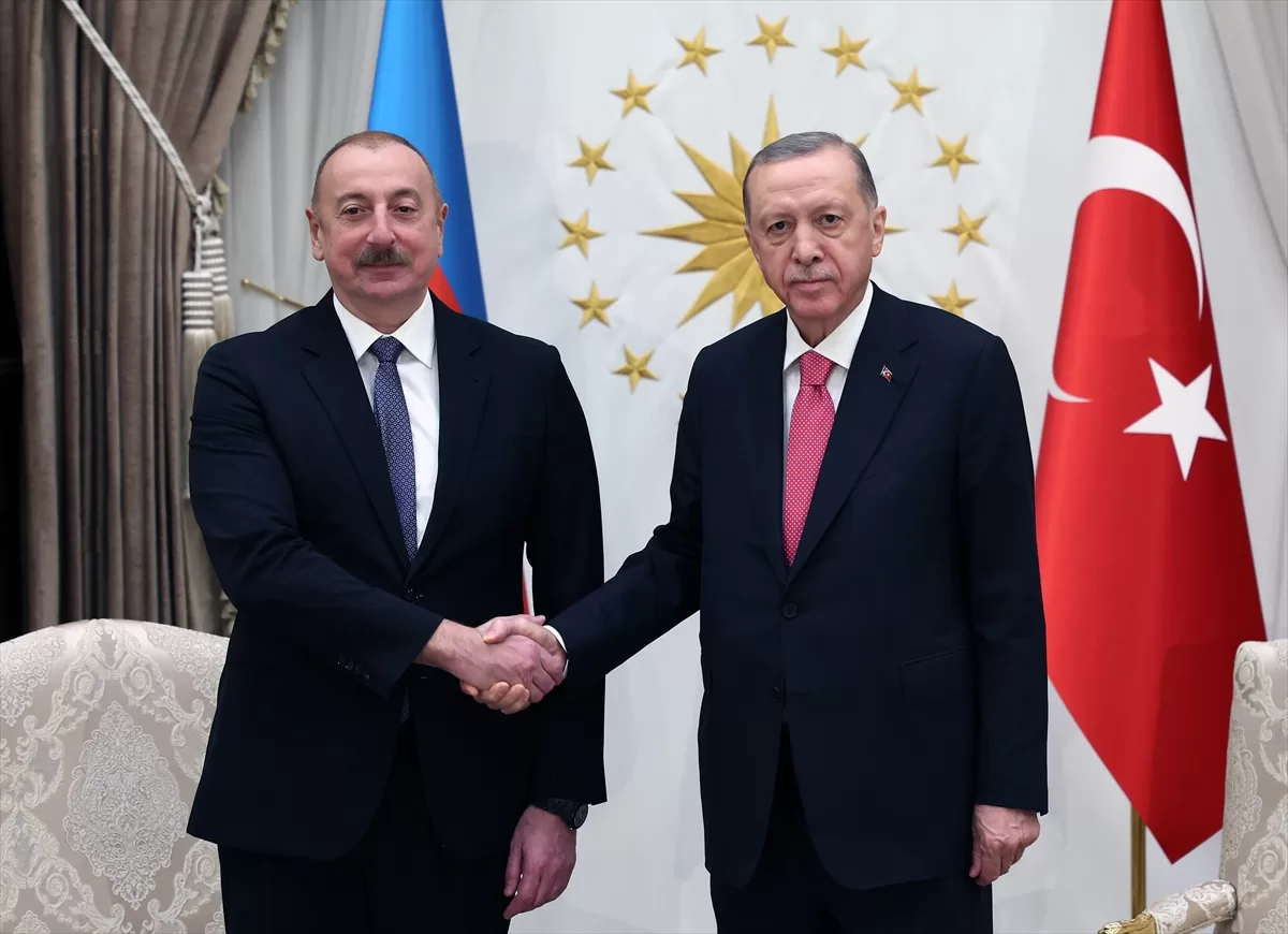 Cumhurbaşkanı Erdoğan, Azerbaycan Cumhurbaşkanı Aliyev ile görüştü