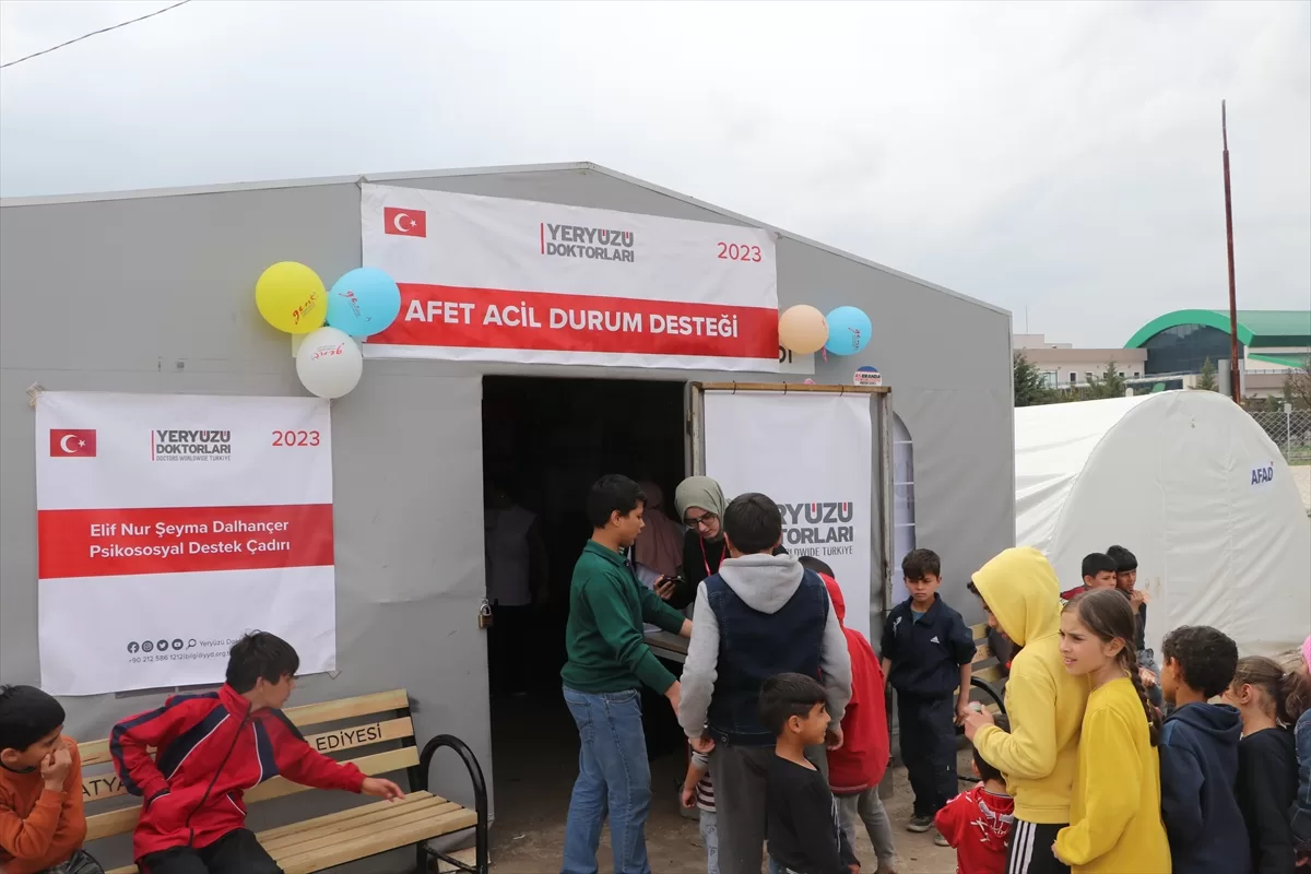 Depremde ölen üniversiteli Şeyma'nın adı psikososyal destek çadırında yaşatılıyor