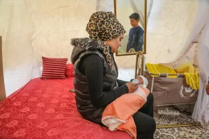 ADIYAMAN (AA) – MESUT VAROL – Adıyaman'da depremzede aile, yeni