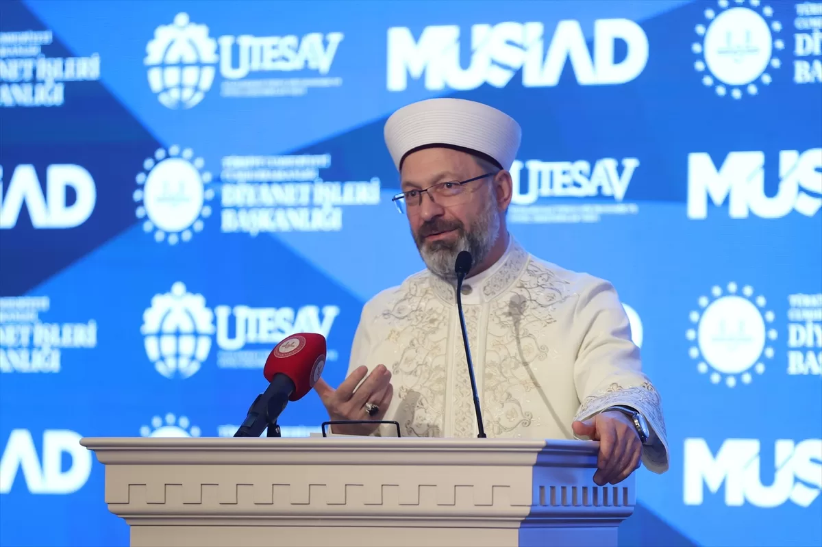 Diyanet İşleri Başkanı Erbaş, MÜSİAD'ın “Ramazan ve İnfak” programında konuştu: