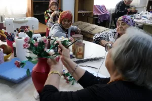 EDİRNE (AA) – GÖKHAN ZOBAR – Edirne Huzurevindeki yaşlılar, boş