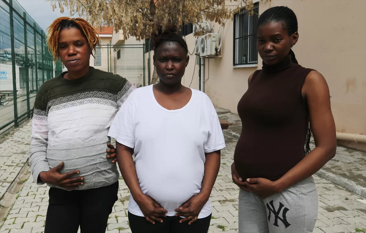 Ege Denizi'nde kurtarılan Liberya uyruklu 3 hamile kadından Türkiye'ye teşekkür