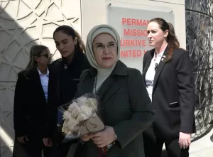 NEW YORK (AA) – Cumhurbaşkanı Recep Tayyip Erdoğan'ın eşi Emine