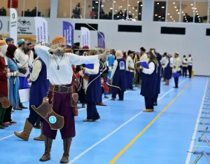 SAMSUN (AA) – Geleneksel Türk Okçuluk Salon Türkiye Şampiyonası, Samsun'da