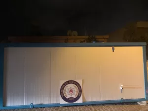 HATAY (AA) – Hatay'ın İskenderun ilçesinde, Sağlık Bakanlığının 2 konteynerini