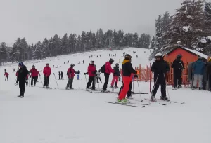 KARS (AA) – Türkiye'nin önemli kayak merkezlerinden Cıbıltepe Kayak Merkezi'ne