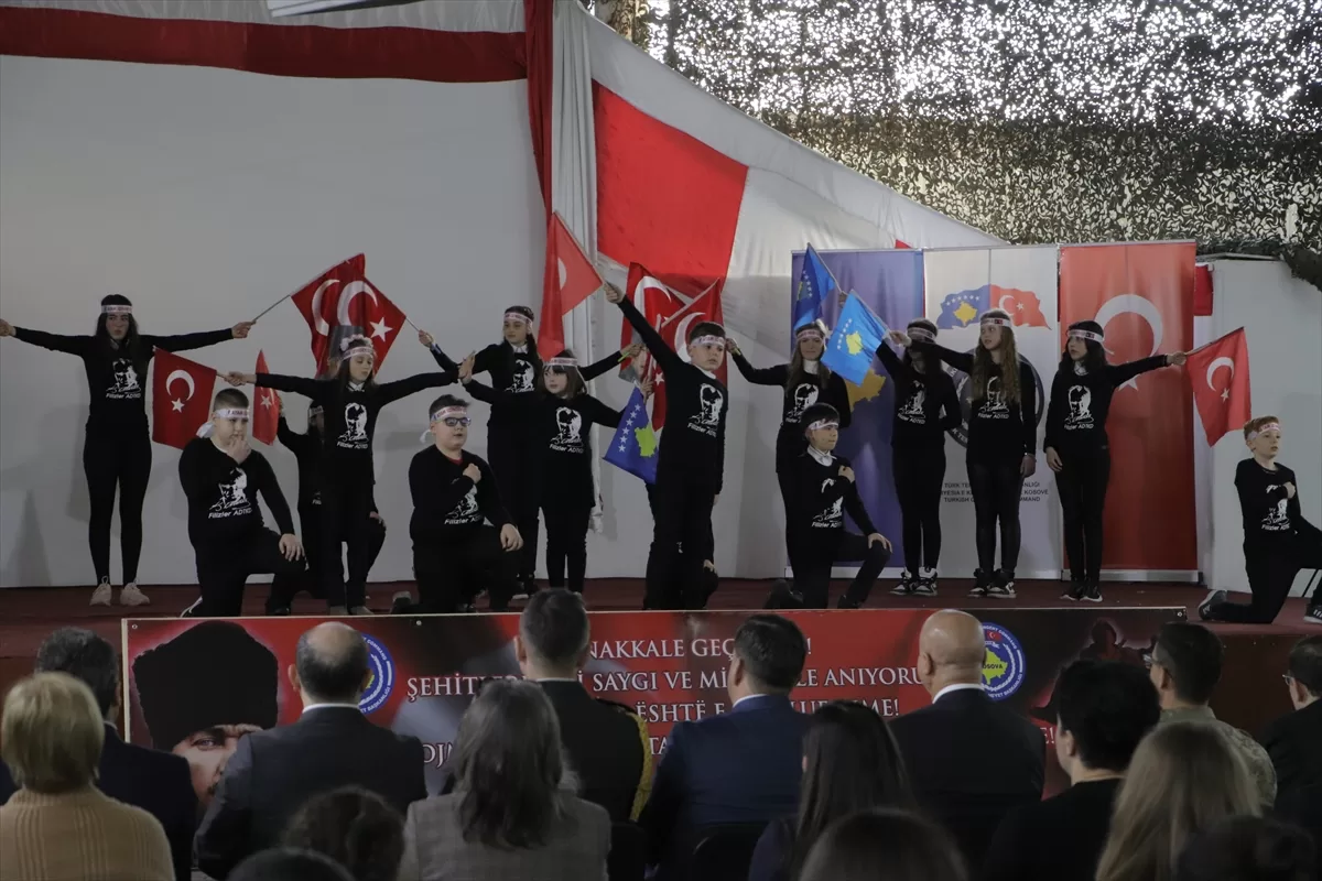 Kosova'da Çanakkale Deniz Zaferi'nin 108. yıl dönümü dolayısıyla tören yapıldı