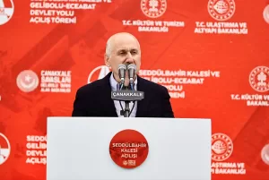 - "Gelibolu-Eceabat Devlet Yolu kapsamında inşa edilen tünellerle doğal, tarihi