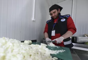 KAHRAMANMARAŞ (AA) – Trabzon Büyükşehir Belediyesince, "asrın felaketi" olarak nitelendirilen