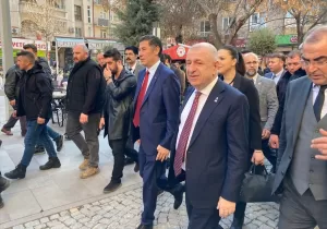 KONYA (AA) – Zafer Partisi Genel Başkanı Ümit Özdağ ve