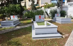 ATİNA (AA) – Yunanistan'da Pire'deki Türk Şehitliği'nde 18 Mart Şehitleri