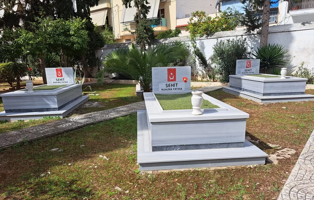 Yunanistan'da Pire'deki Türk Şehitliği'nde 18 Mart Şehitleri Anma Günü töreni yapıldı