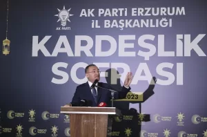 ERZURUM (AA) – Adalet Bakanı Bekir Bozdağ, Cumhurbaşkanı adayı ve