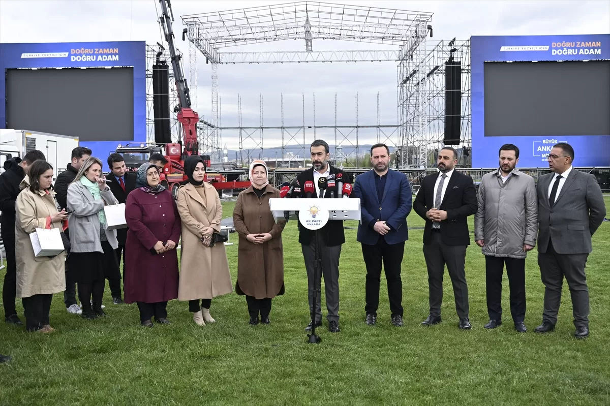 AK Parti Ankara İl Başkanı Özcan, Büyük Ankara Mitingi'ne ilişkin konuştu: