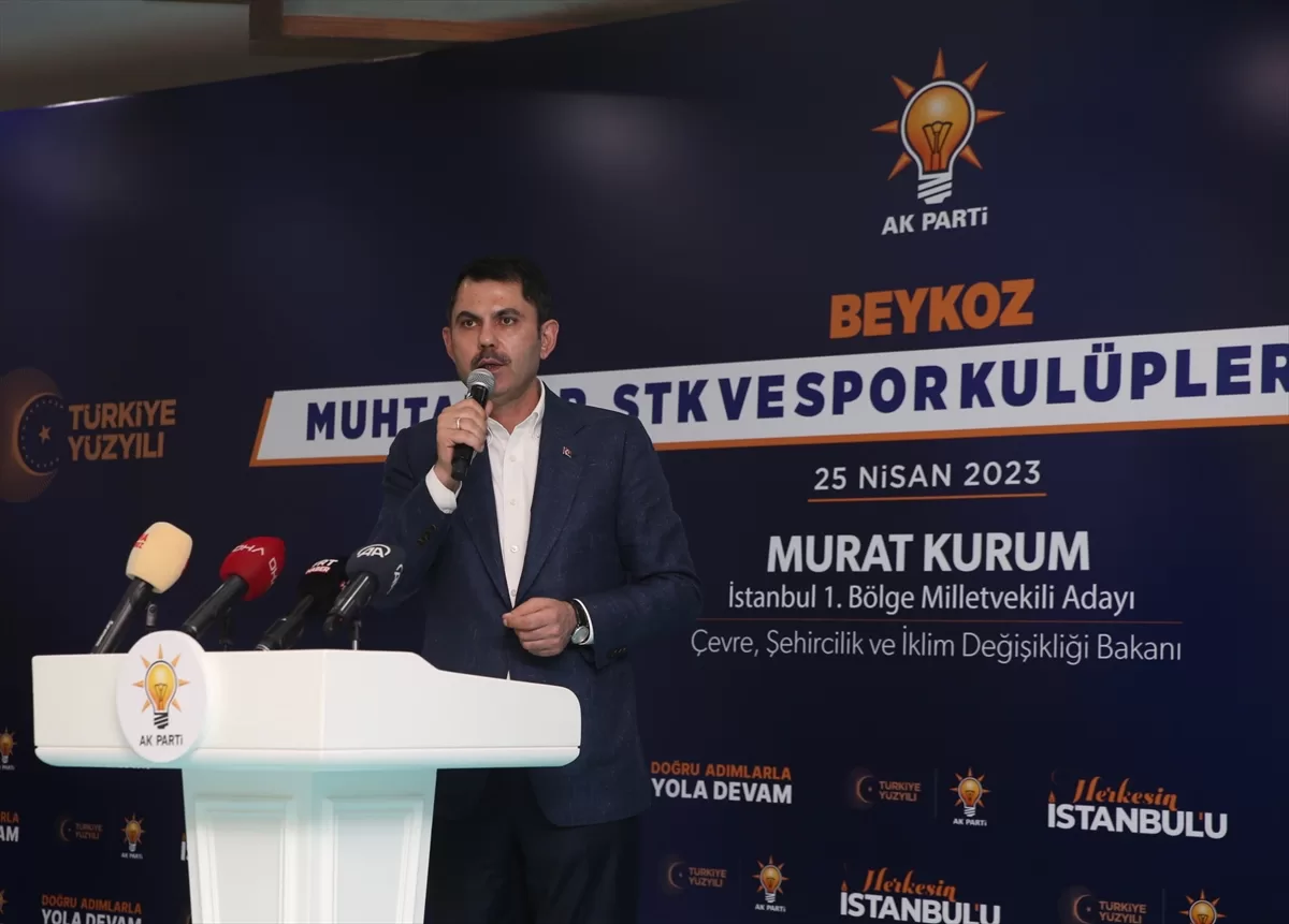 Bakan Kurum, Beykoz'da “Muhtarlar, STK'ler ve Spor Kulüpleri Buluşması”na katıldı