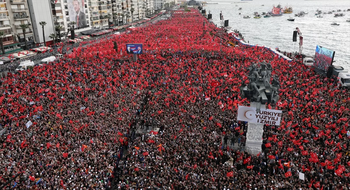 Cumhurbaşkanı ve AK Parti Genel Başkanı Erdoğan, partisinin İzmir mitinginde konuştu: (3)