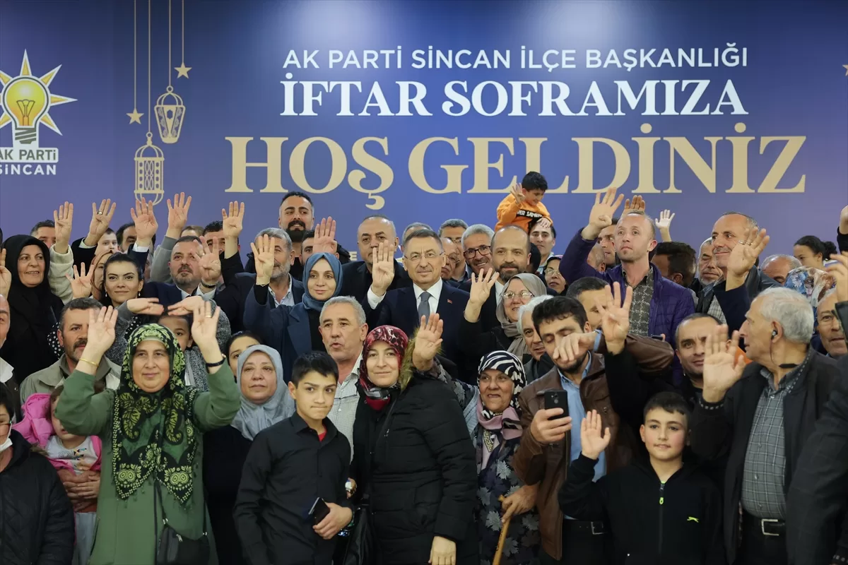 Cumhurbaşkanı Yardımcısı Oktay, Sincan iftar programında konuştu: