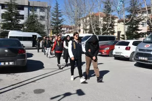 AFYONKARAHİSAR (AA) – Afyonkarahisar merkezli 3 ilde düzenlenen eş zamanlı