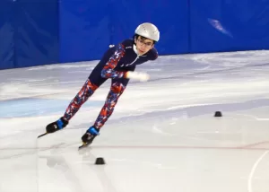 ERZURUM (AA) – Türkiye Buz Pateni Federasyonunca Erzurum'da düzenlenen Kısa