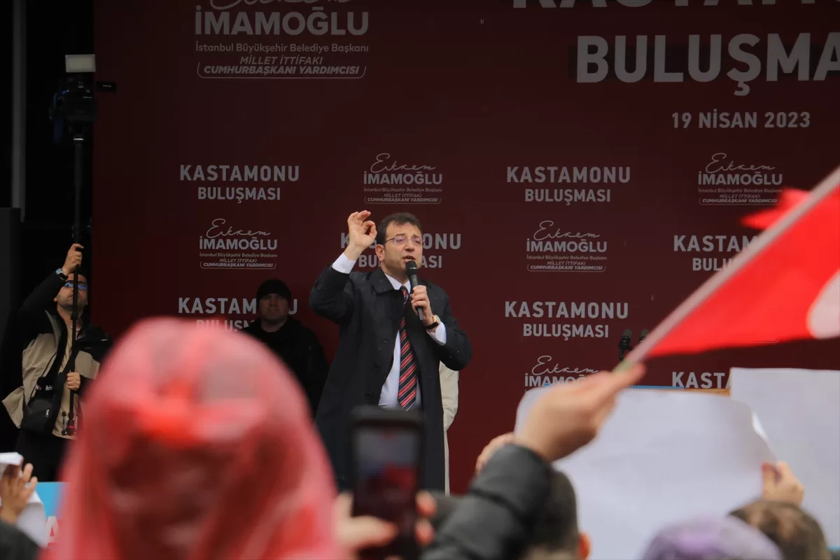 İBB Başkanı İmamoğlu, Kastamonu'da “Halk Buluşması”na katıldı