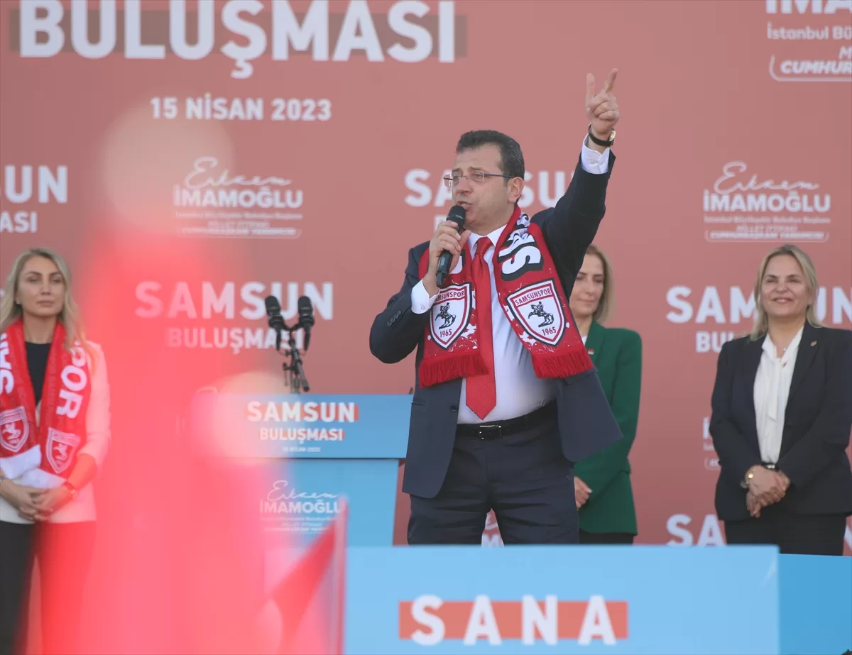İBB Başkanı İmamoğlu, Samsun'da “Halk Buluşması”na katıldı
