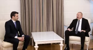 BAKÜ (AA) – Azerbaycan Cumhurbaşkanı İlham Aliyev, temaslarda bulunmak üzere