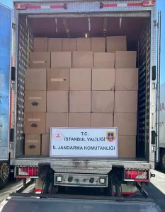İSTANBUL (AA) – İstanbul'da jandarma ekiplerince sigara kaçakçılığına yönelik düzenlenen