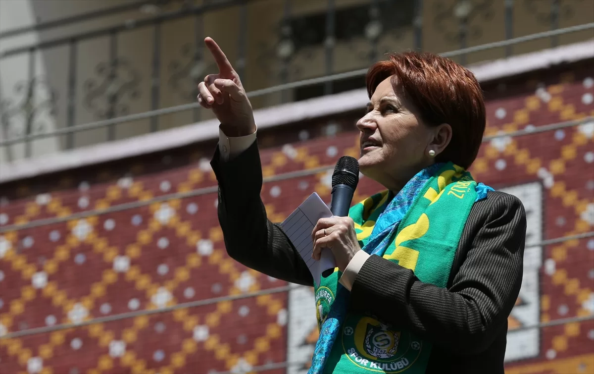 İYİ Parti Genel Başkanı Akşener, Şanlıurfa'da konuştu: