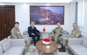 MARDİN (AA) – Jandarma Genel Komutanı Orgeneral Arif Çetin, Mardin