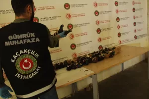 ANKARA (AA) – Ticaret Bakanlığı Gümrük Muhafaza ekipleri, Kapıkule Gümrük