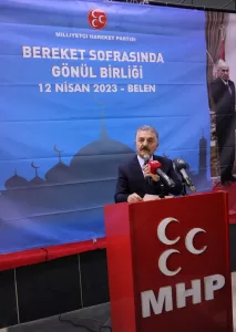 HATAY (AA) – Milliyetçi Hareket Partisi (MHP) Genel Sekreteri İsmet